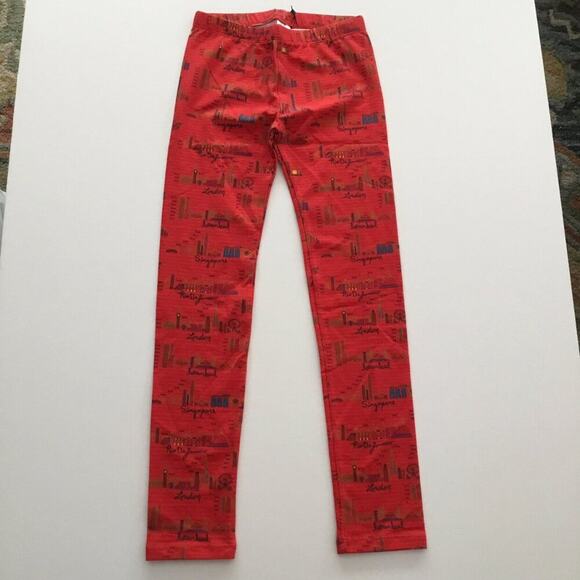 NWT Piccolina Architecture Printed Leggings - Picture 3 of 5